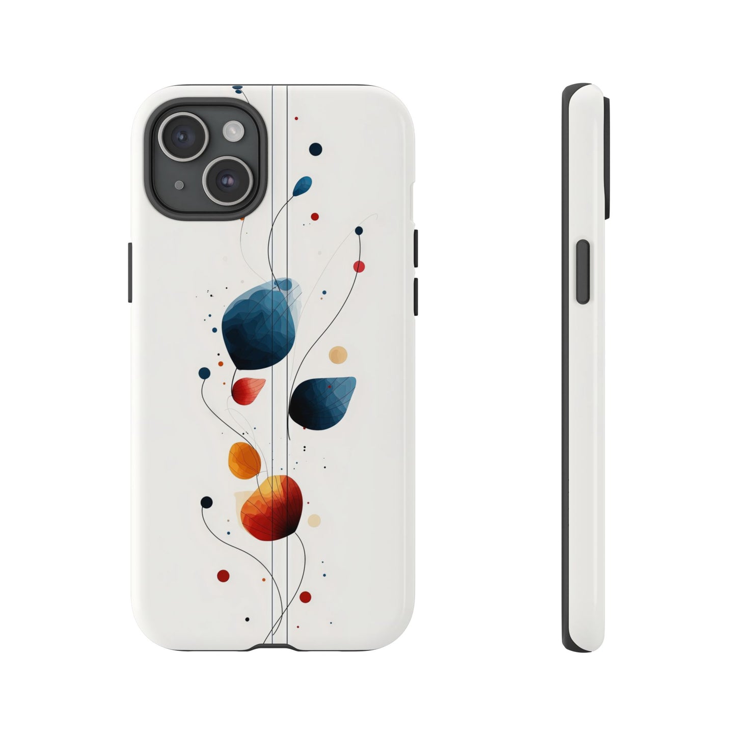 Celestial Dots Abstract Phone Case – Space-Inspired Art for iPhone, Samsung & Pixel