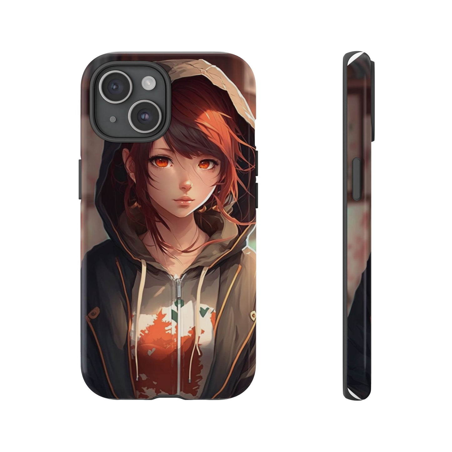 Anime Girl Phone Case - Cute Aesthetic Cover for iPhone, Samsung & Google Pixel, Girly Phone Case, Kawaii Lover Gift
