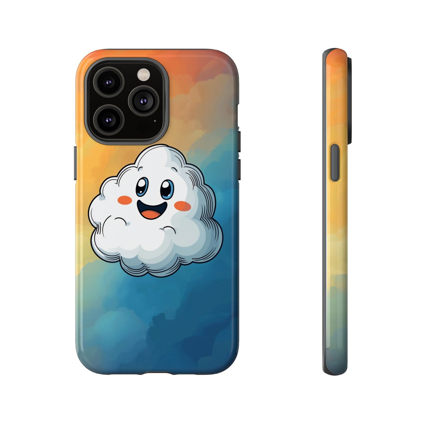 Happy Cloud Anime Phone Case for iPhone, Samsung, Google Pixel