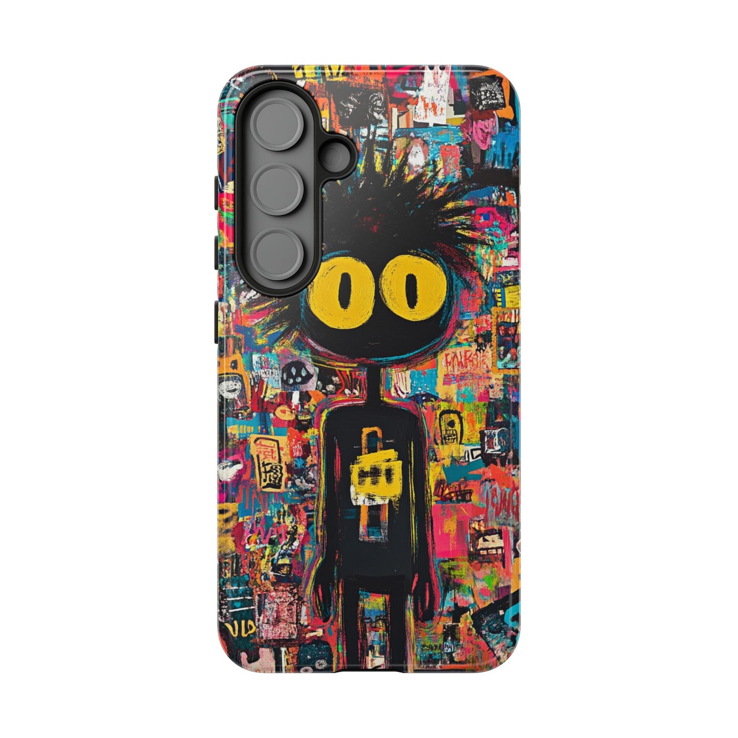 Urban Art iPhone Case – Basquiat Graffiti Style Cover - iPhone, Samsung & Google Pixel Cover - Artistic Painting Case, Art Lover Gift