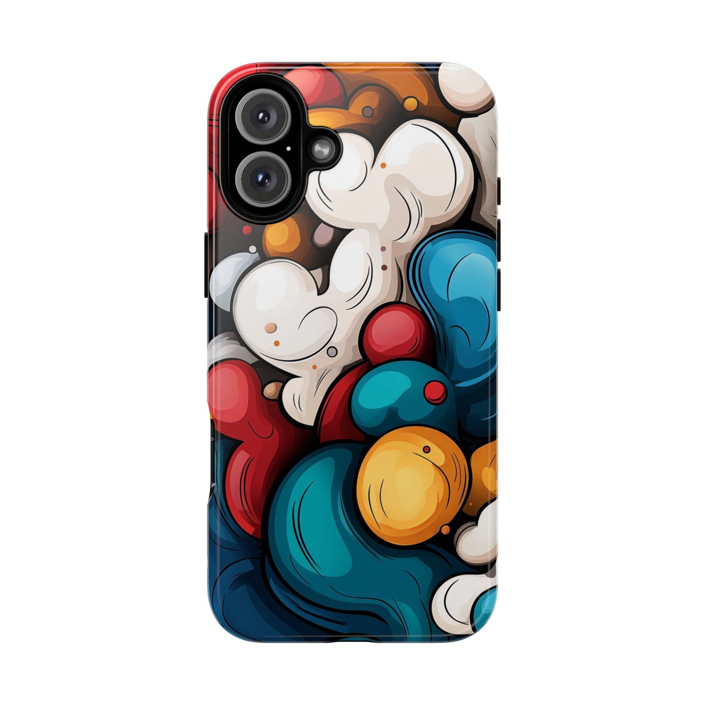 Color Burst – Bold Abstract Bubble Phone Case for iPhone, Samsung & Pixel