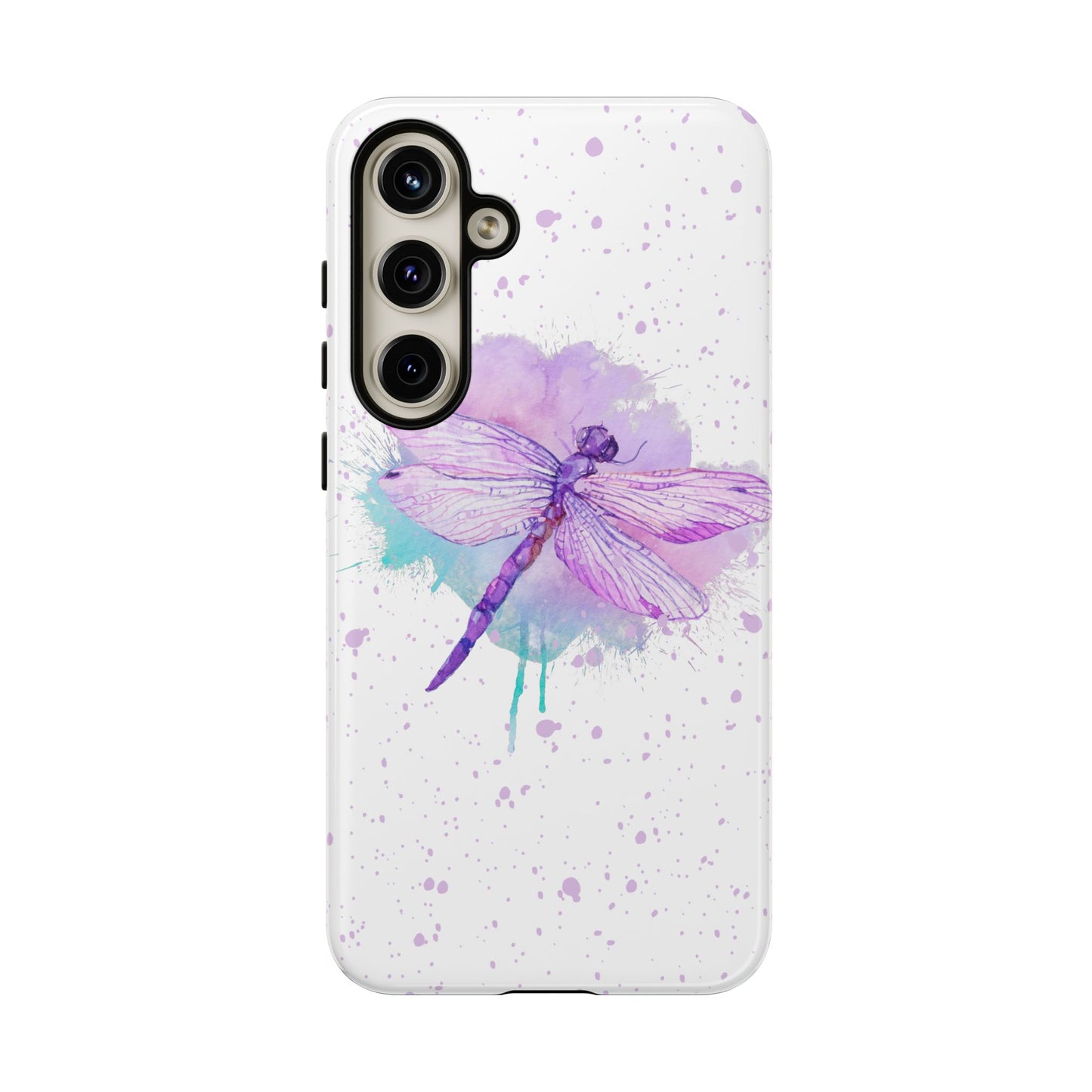 Watercolor Dragonfly Print Phone Case - iPhone, Samsung & Google Pixel Cover - Artistic Phone Case, Insect Lover Gift