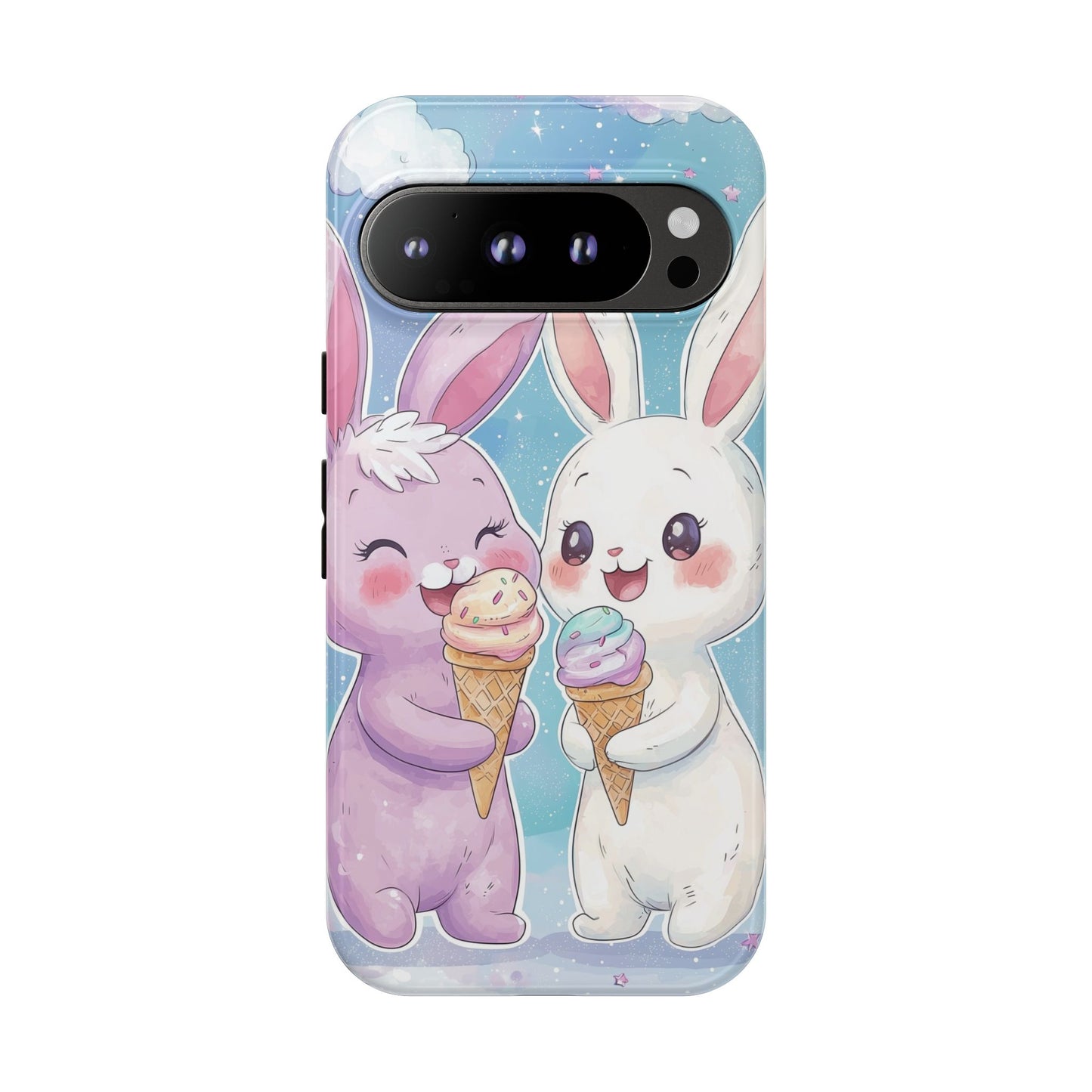 Sweet Bunny Bliss - Kawaii Anime Phone Case for iPhone, Samsung, Google Pixel