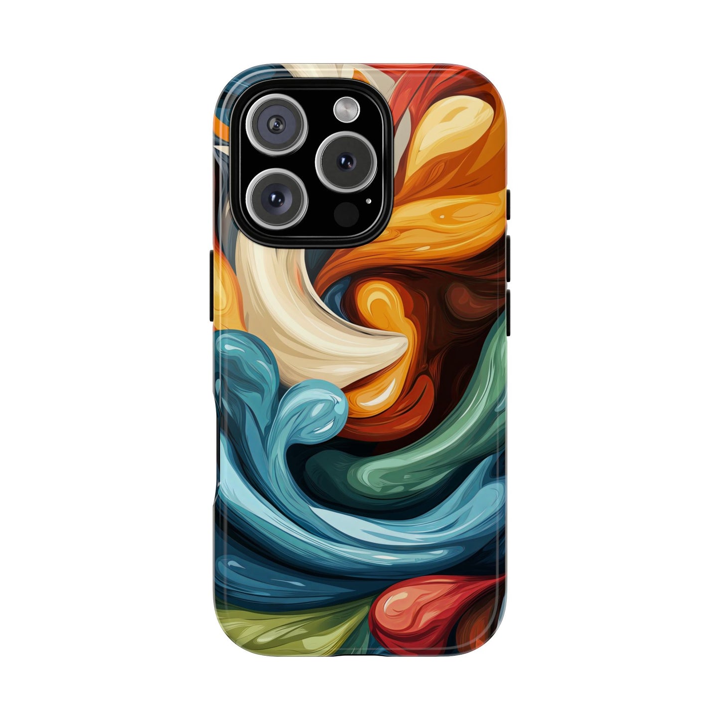 Color Current – Fluid Energy Abstract Phone Case for iPhone, Samsung & Pixel