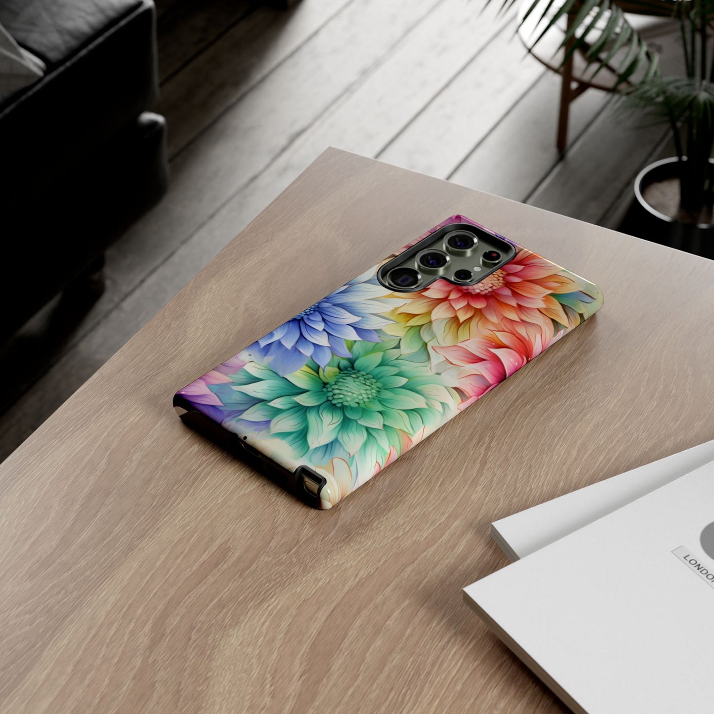 Rainbow Bloom Mandala Floral Mobile Case