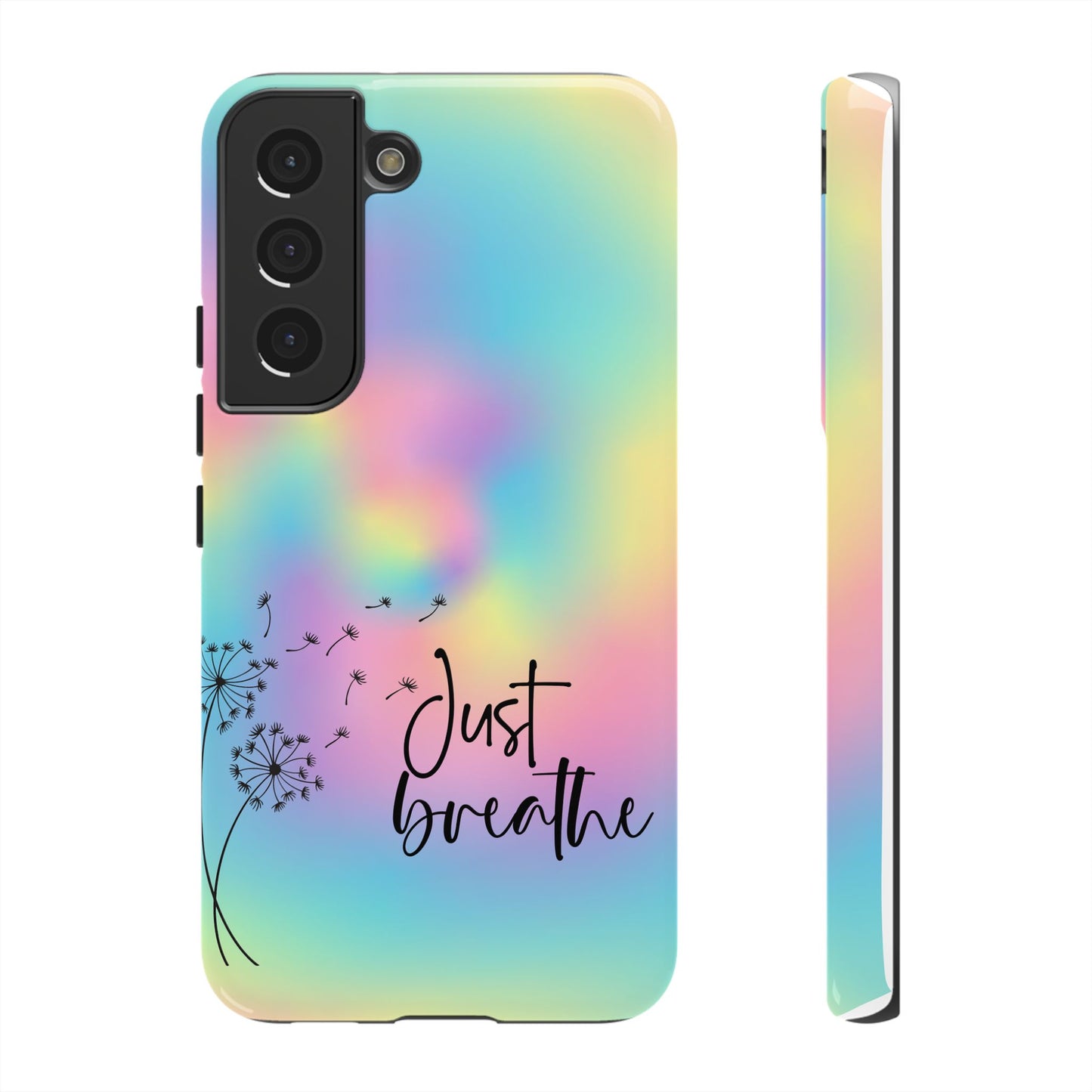 Just Breathe Phone Case - Aesthetic Minimalist Cover for iPhone, Samsung & Google Pixel