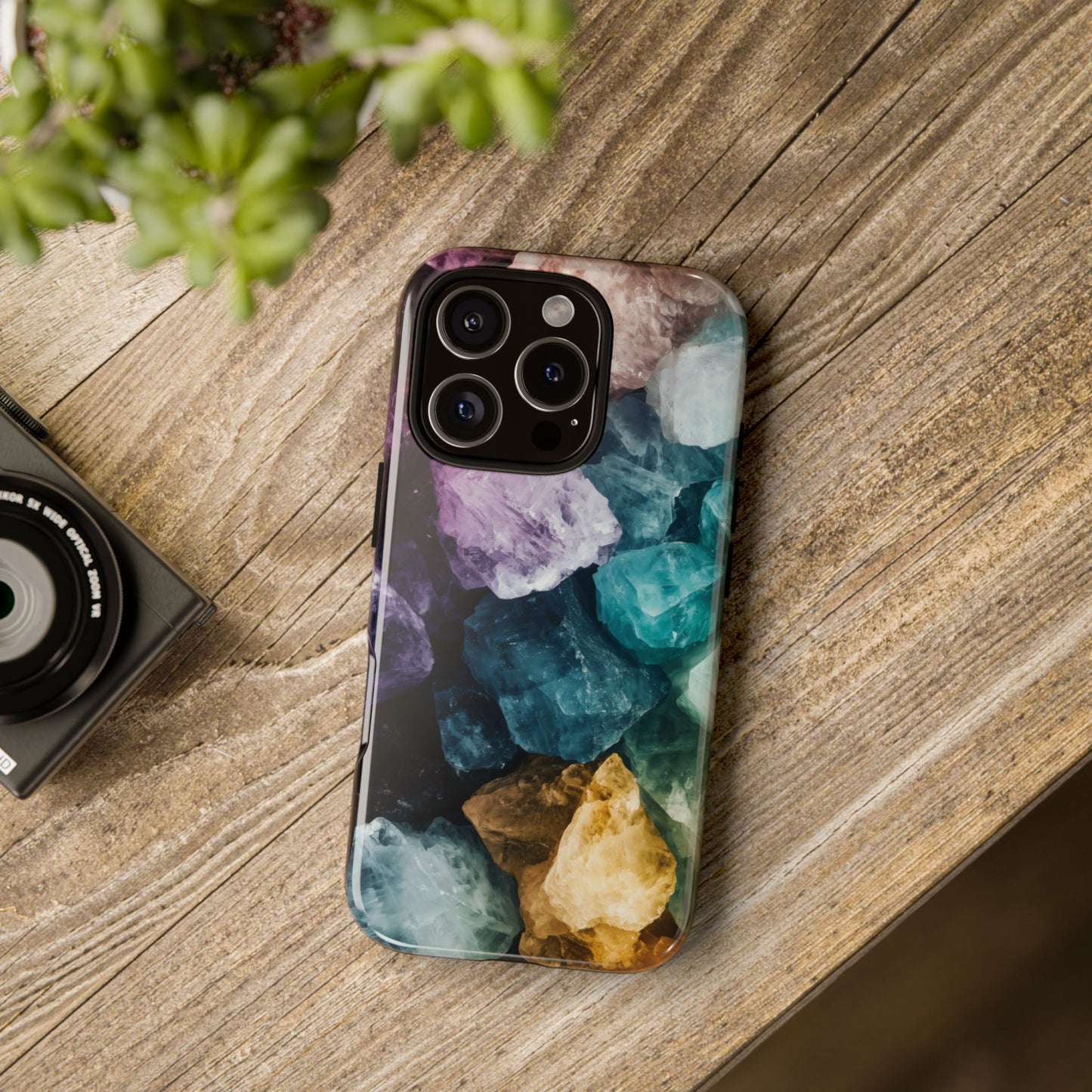 Crystal Gemstone Phone Case for iPhone, Samsung & Google Pixel