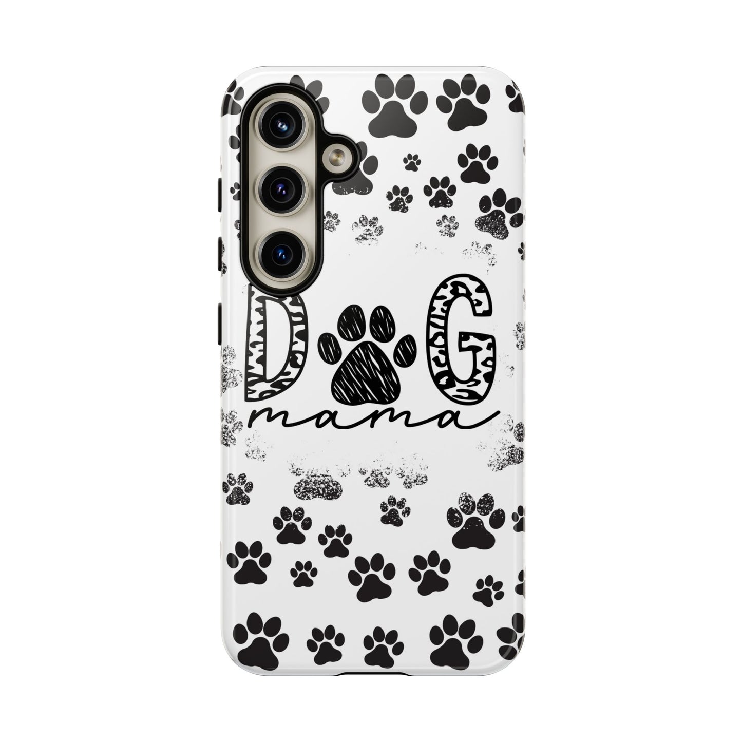 Dog Mama Phone Case for iPhone, Samsung & Google Pixel, Paw Print Phone Cover, Furry Friend Phone Case, Dog Owner/Pat Parents/Dog Mom Gifts