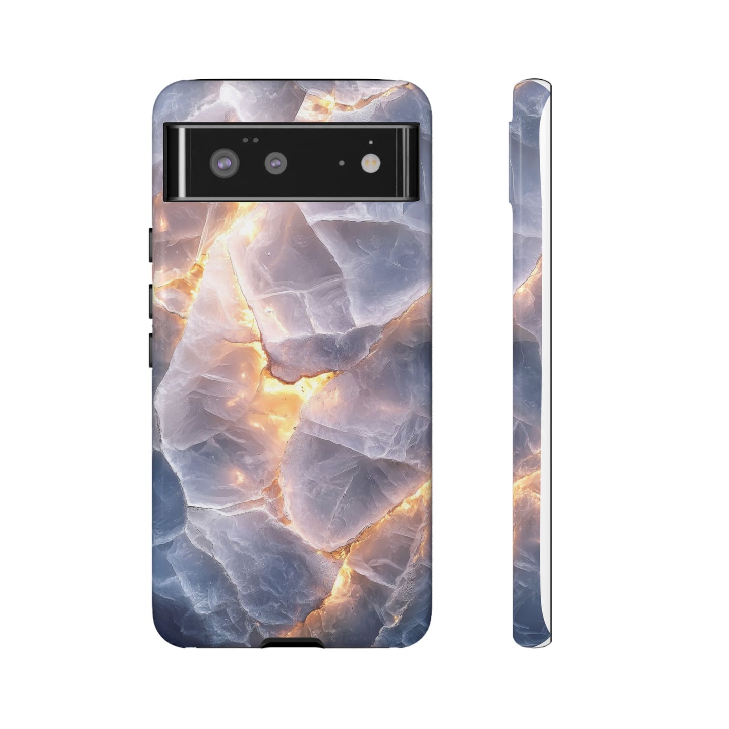 Glowing Crystal Stone Phone Case – iPhone, Google Pixel, Samsung