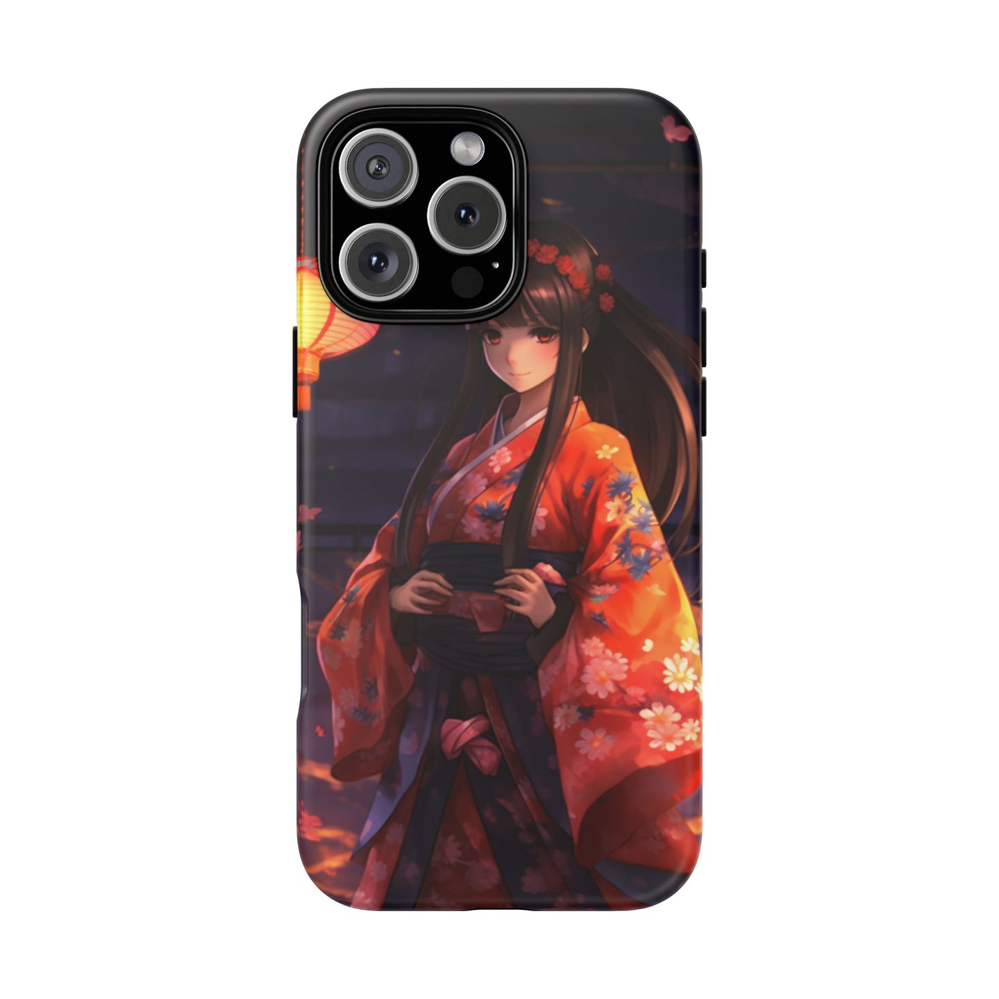 Anime Girl Phone Case - Cute Aesthetic Cover for iPhone, Samsung & Google Pixel, Girly Phone Case, Kawaii Phone Case, Anime Lover Gift