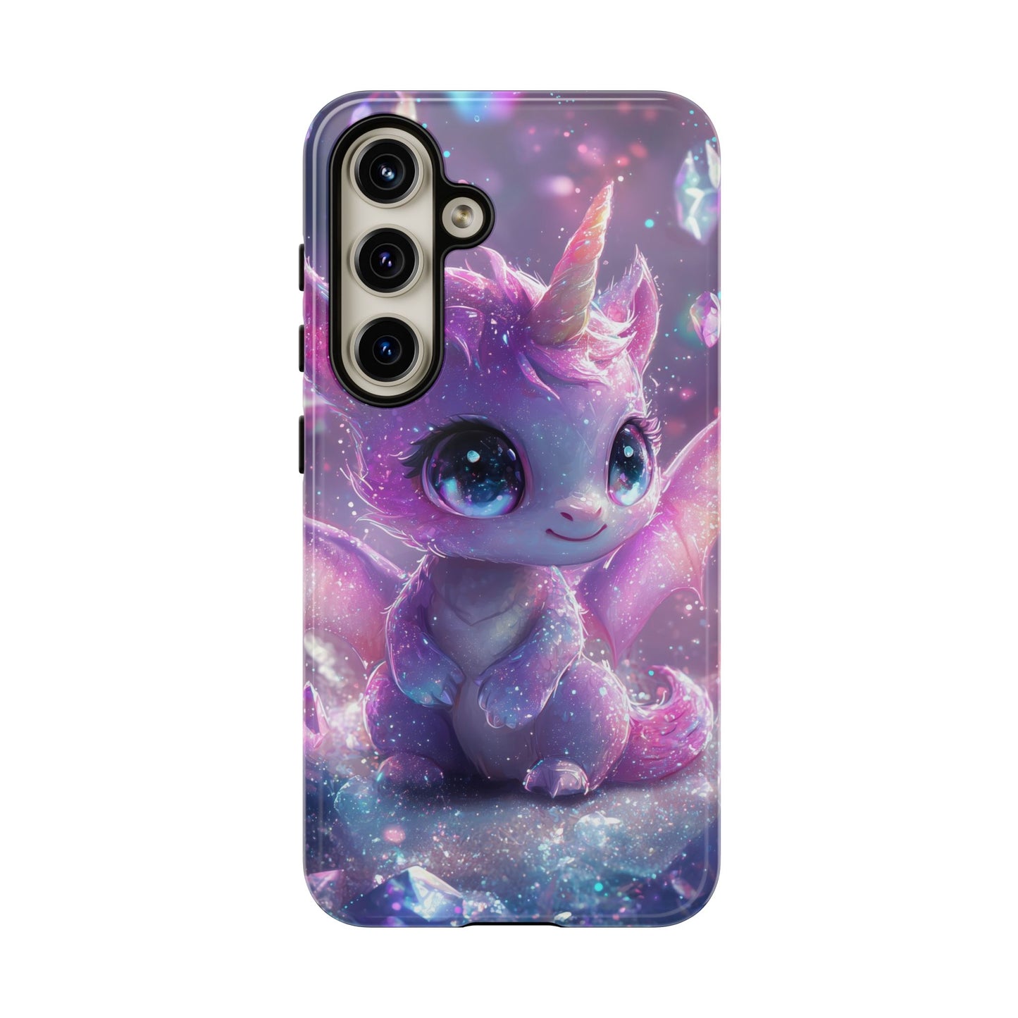 Mystic Crystal Unicorn-Dragon Phone Case for iPhone, Samsung, Google Pixel