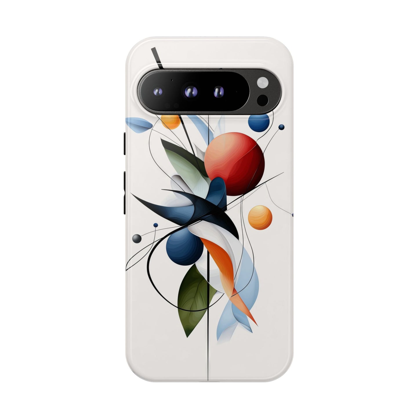 Orbit Bloom – Minimal Abstract Art Phone Case for iPhone, Samsung & Pixel