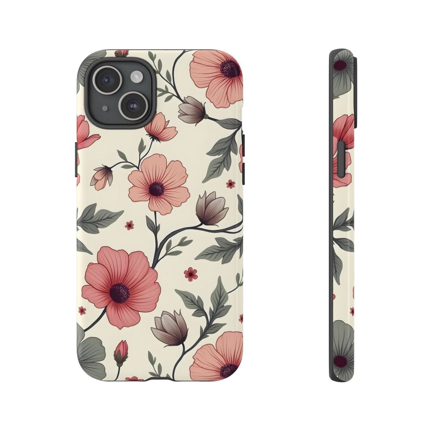 Floral Iphone Case, Botanical Pattern Design
