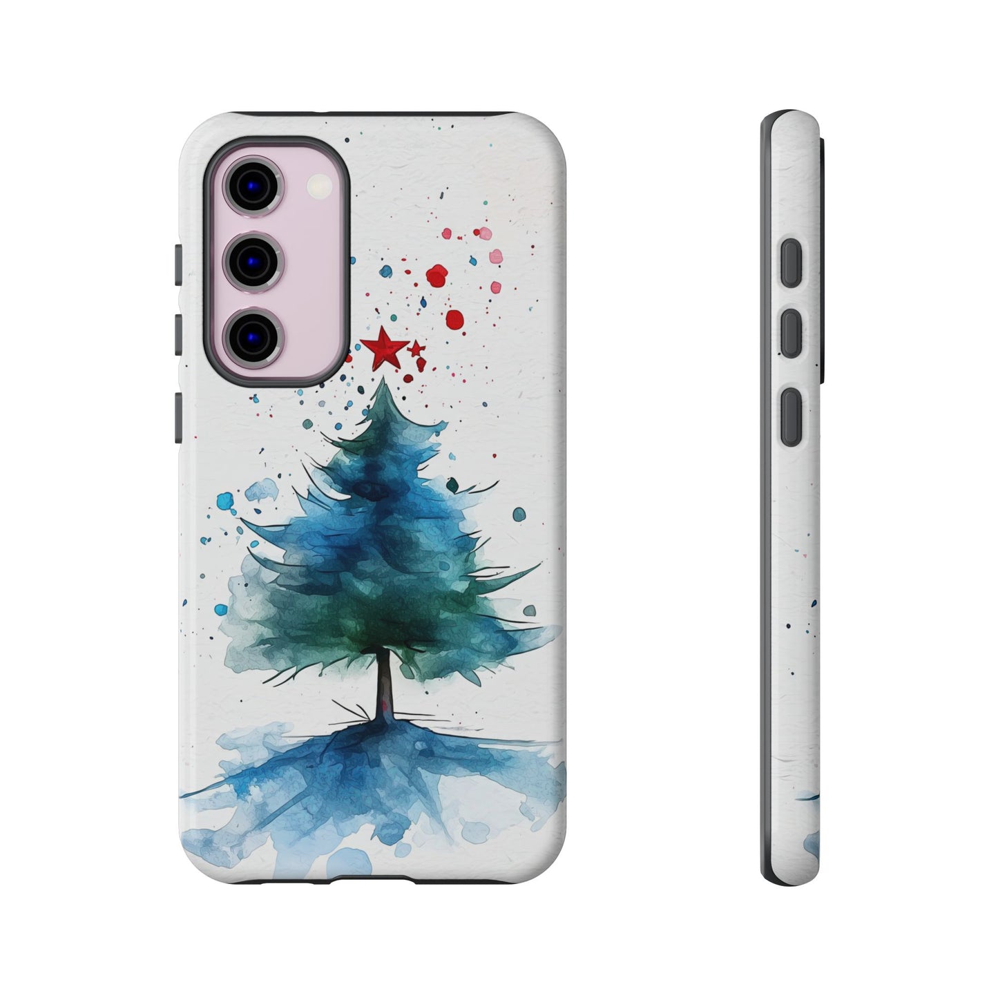 Winter Bloom – Watercolor Tree Art Case for iPhone, Pixel & Samsung