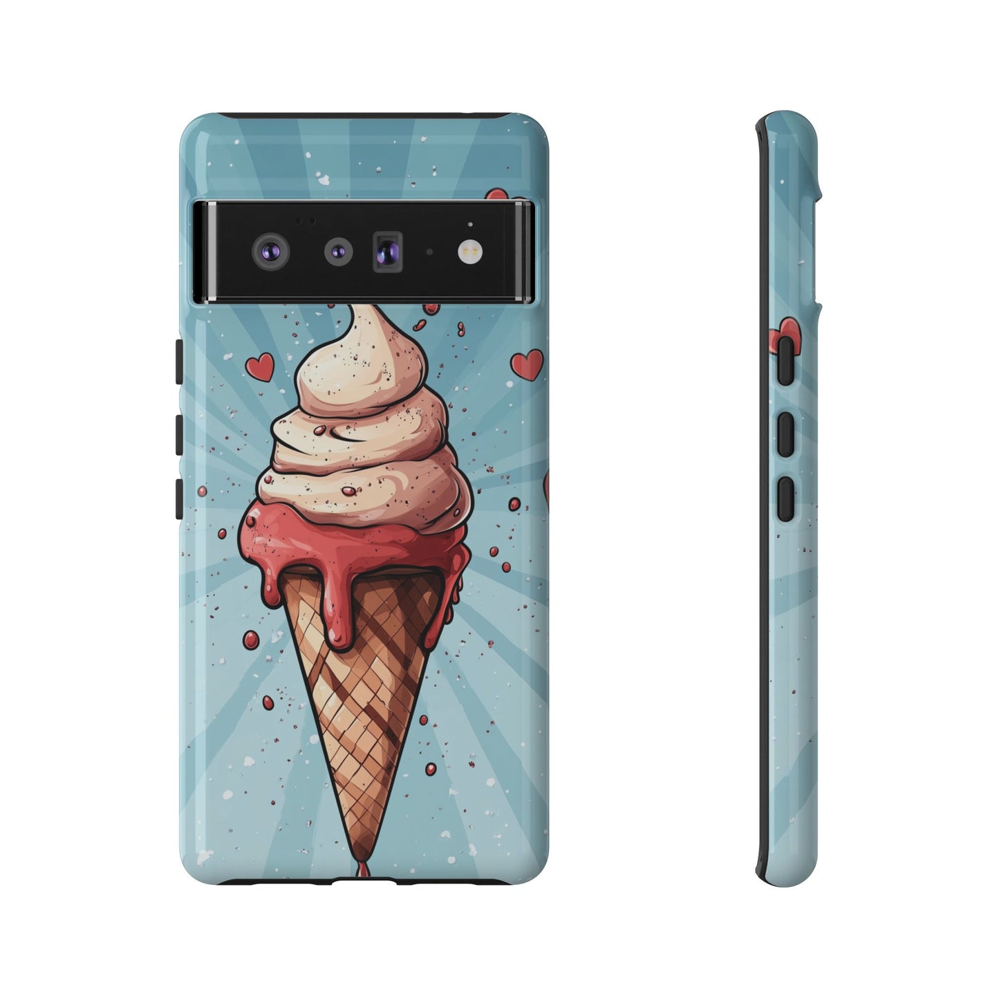 Sweet Scoop Anime Ice Cream Phone Case iPhone, Samsung, Google Pixel