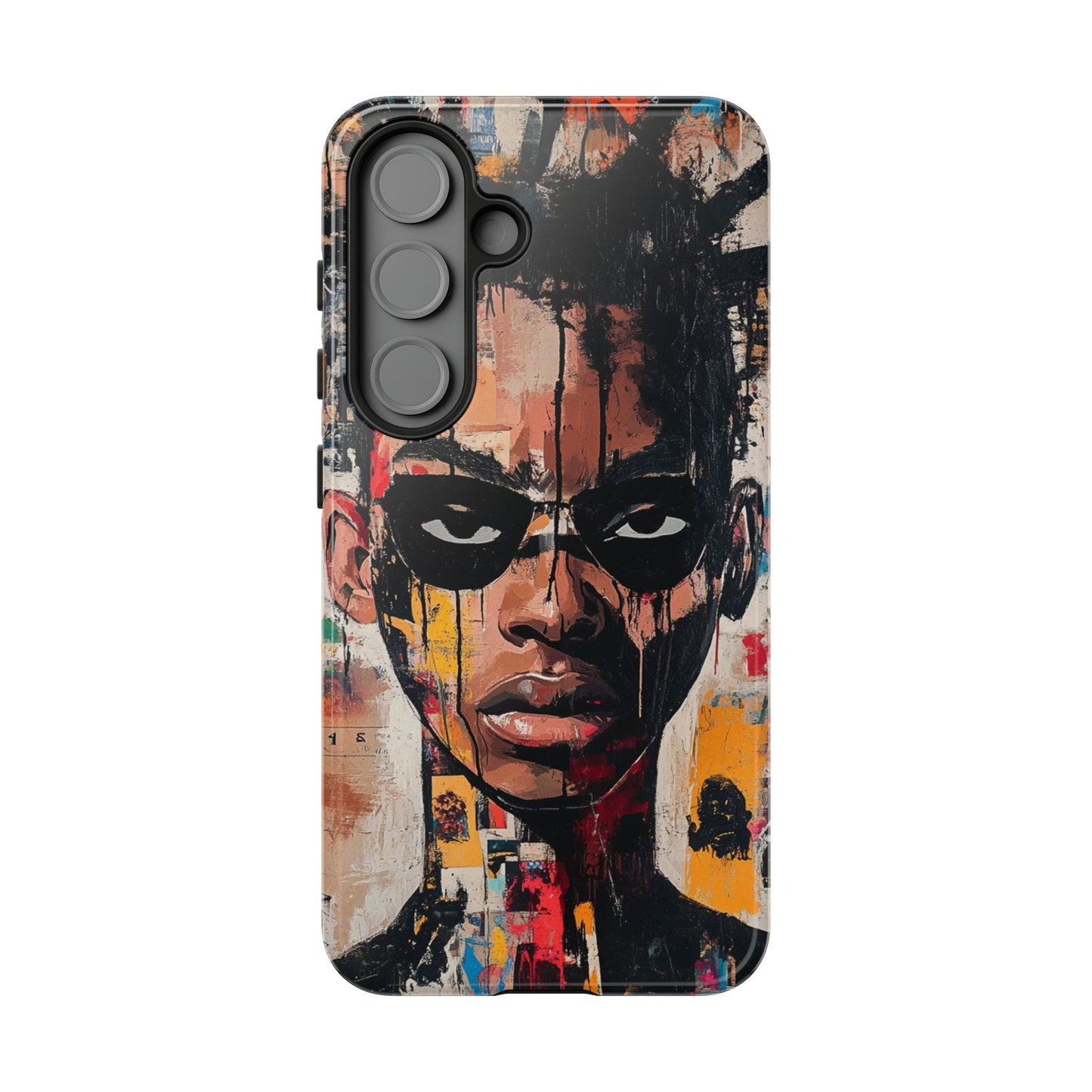 Abstract Graffiti Phone Case – Basquiat Art Inspired - iPhone, Samsung & Google Pixel Cover - Artistic Painting Case, Art Lover Gift