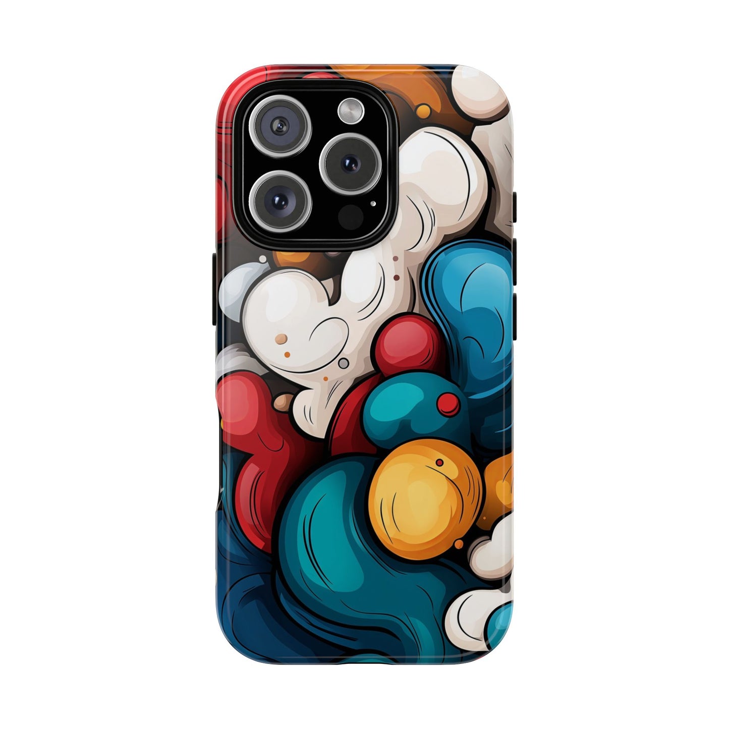 Color Burst – Bold Abstract Bubble Phone Case for iPhone, Samsung & Pixel