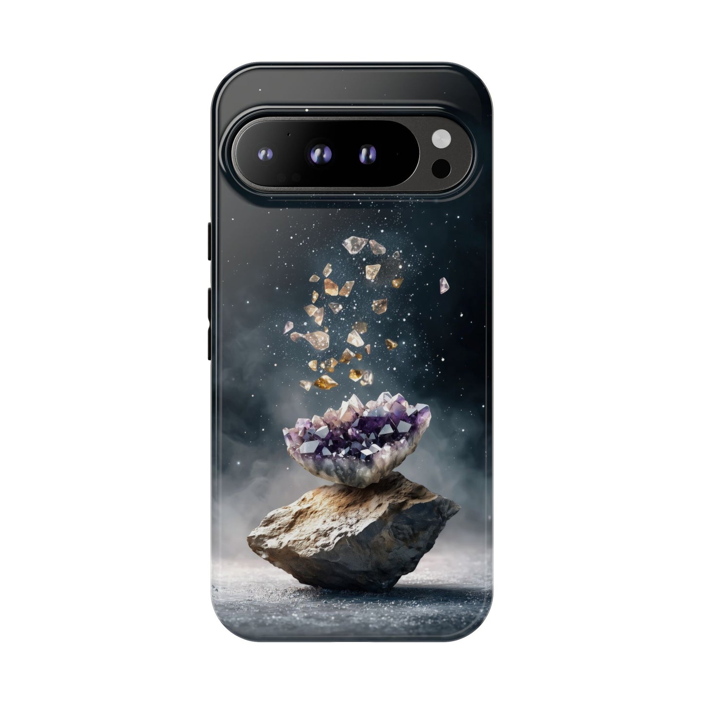 Mystic Amethyst Stones Phone Case for iPhone, Samsung & Google Pixel