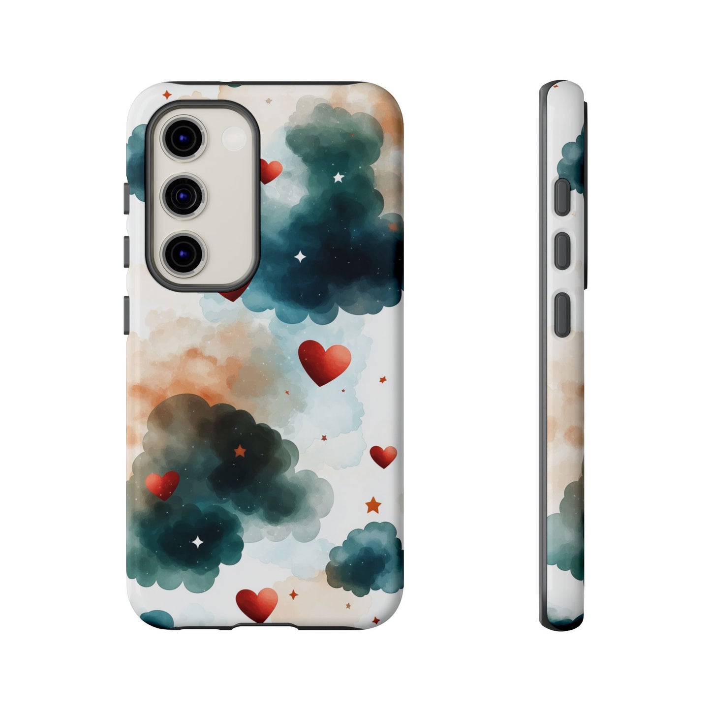 Celestial Heart Drift - Anime Aesthetic Phone Case for iPhone, Samsung, Google Pixel
