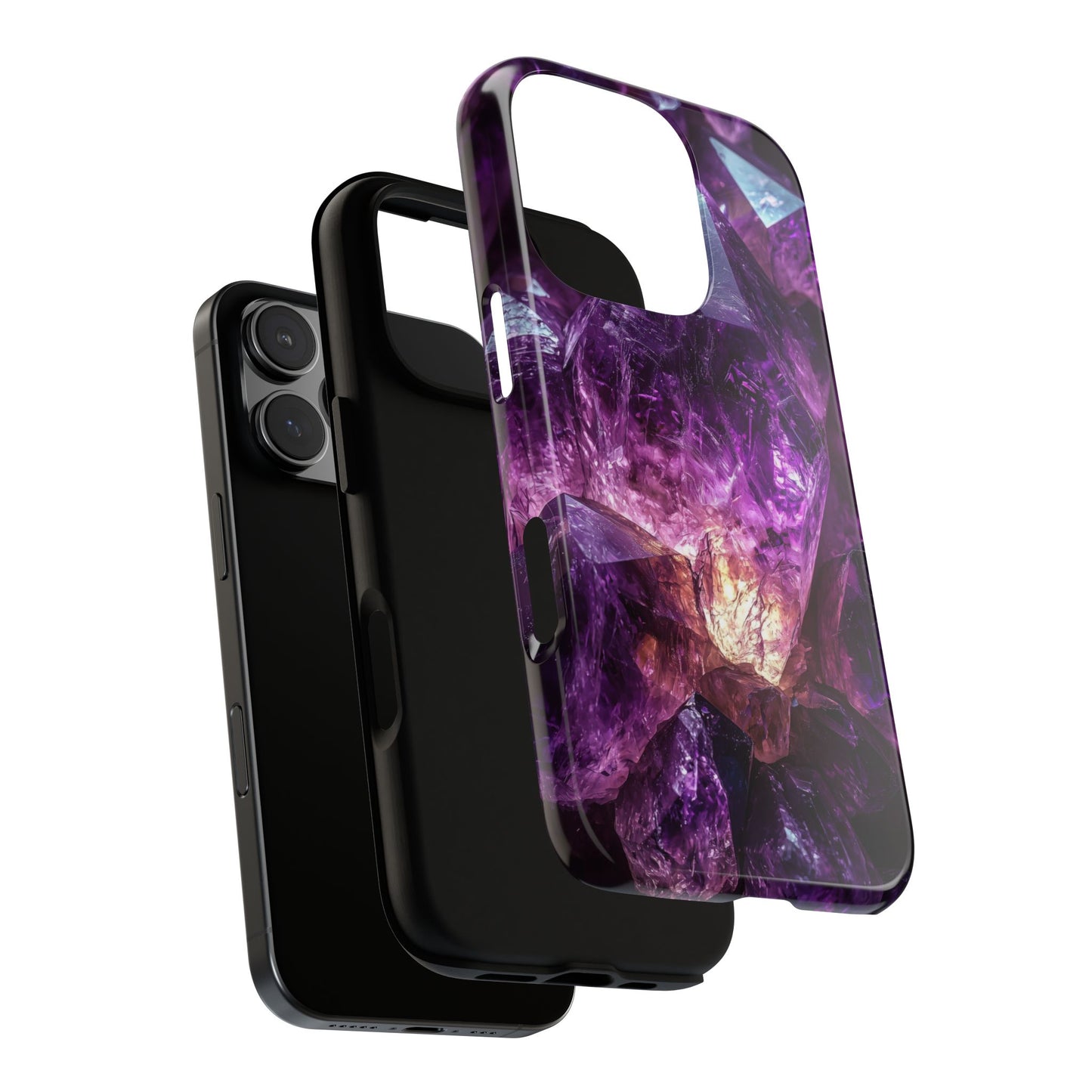 Royal Amethyst Stones Phone Case for iPhone, Samsung & Google Pixel