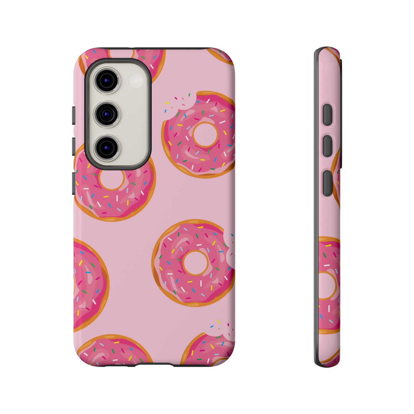 Pink Frosted Donut Delight Phone Case for iPhone, Samsung, Google Pixel