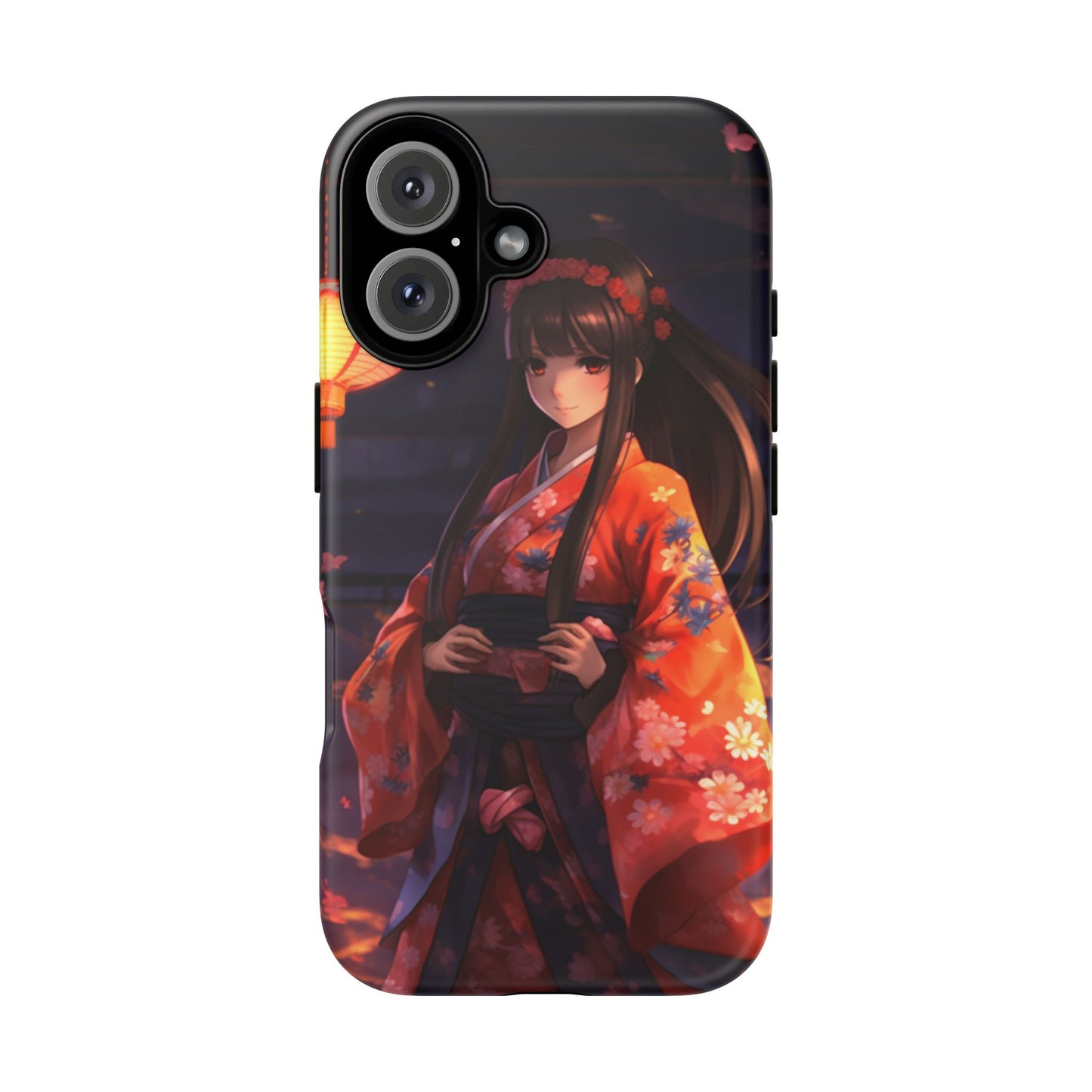 Anime Girl Phone Case - Cute Aesthetic Cover for iPhone, Samsung & Google Pixel, Girly Phone Case, Kawaii Phone Case, Anime Lover Gift