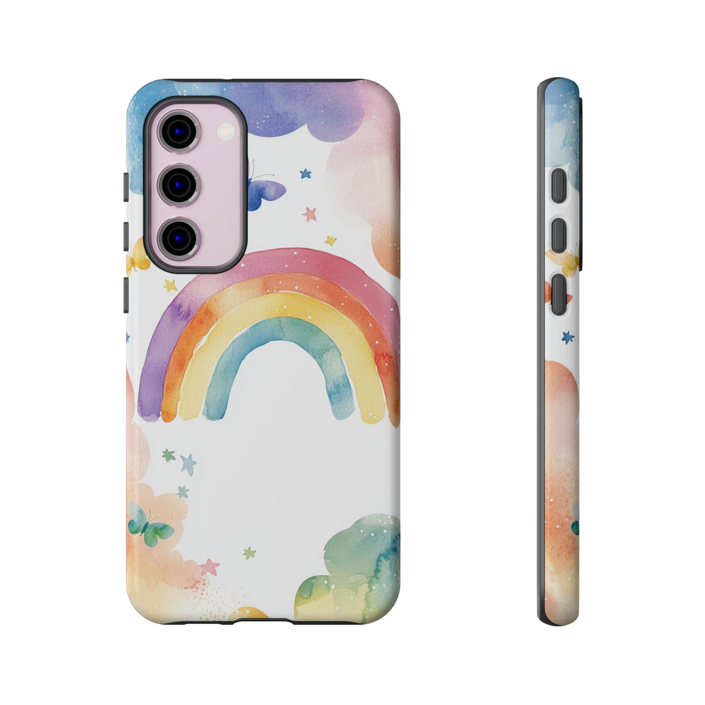 Rainbow Whimsy Watercolor Phone Case for iPhone, google Pixel & Samsung