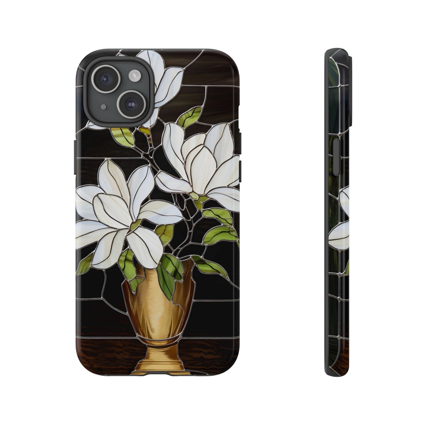 Stained Glass Floral Phone Case