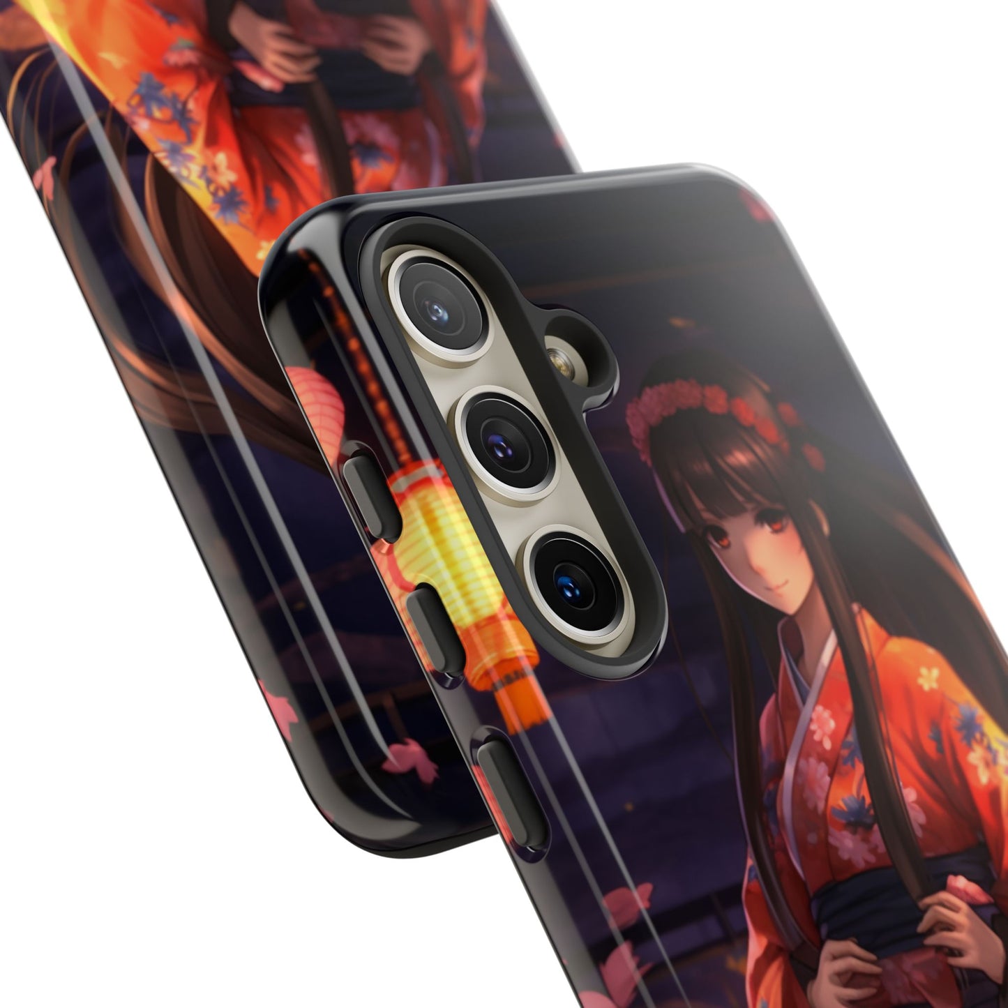 Anime Girl Phone Case - Cute Aesthetic Cover for iPhone, Samsung & Google Pixel, Girly Phone Case, Kawaii Phone Case, Anime Lover Gift