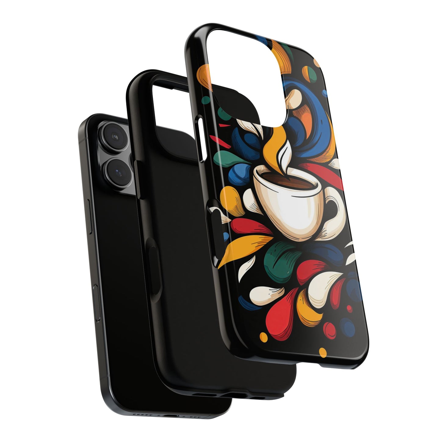 Brewed Blooms – Coffee & Color Floral Case for iPhone, Pixel & Samsung