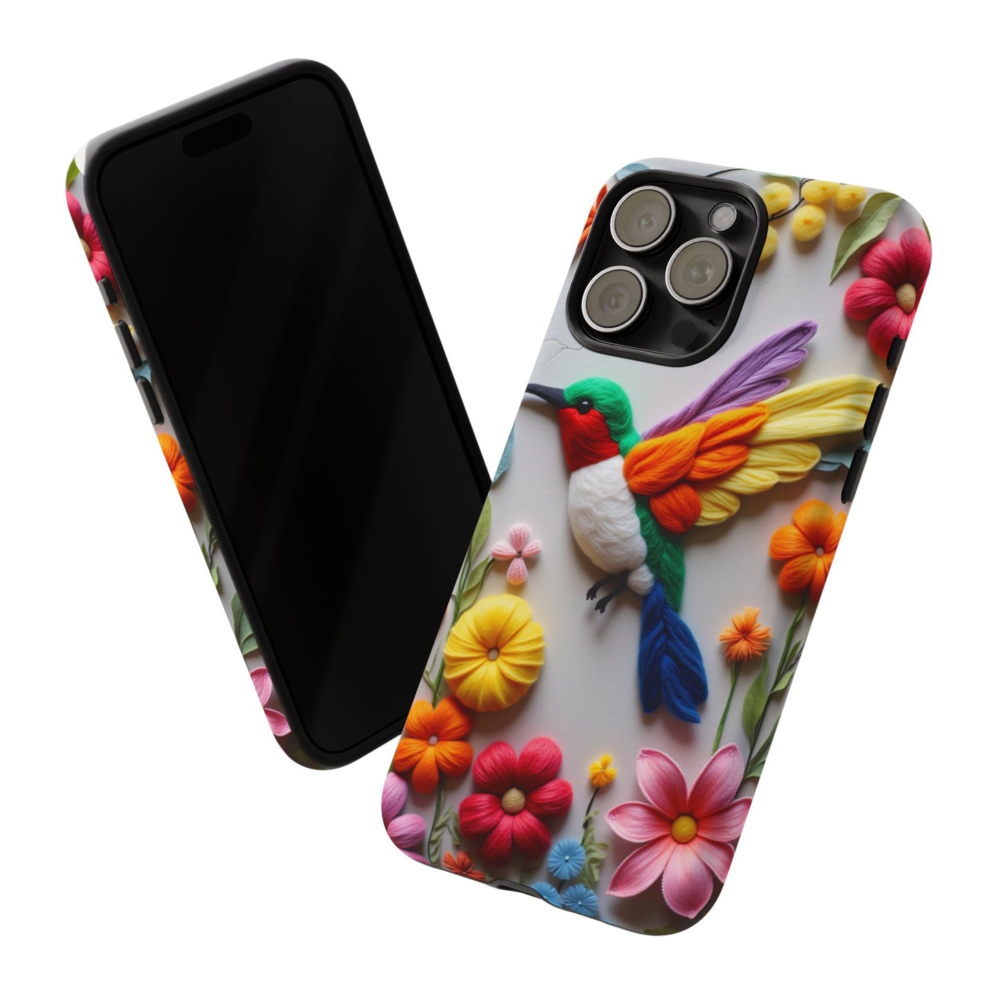 Elegant Hummingbird with Floral Mosaic Design | Nature's Artistic Vibes | Pixel 8 pro
