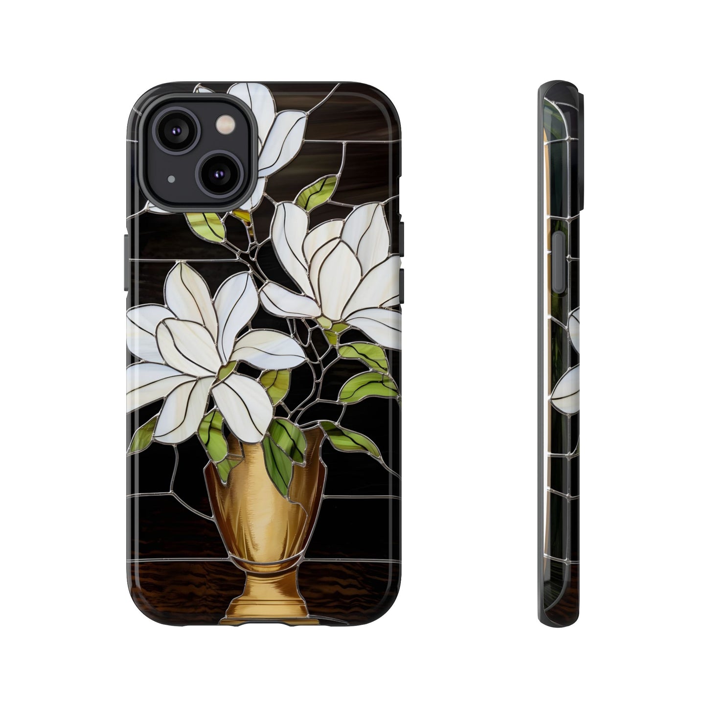 Stained Glass Floral Phone Case