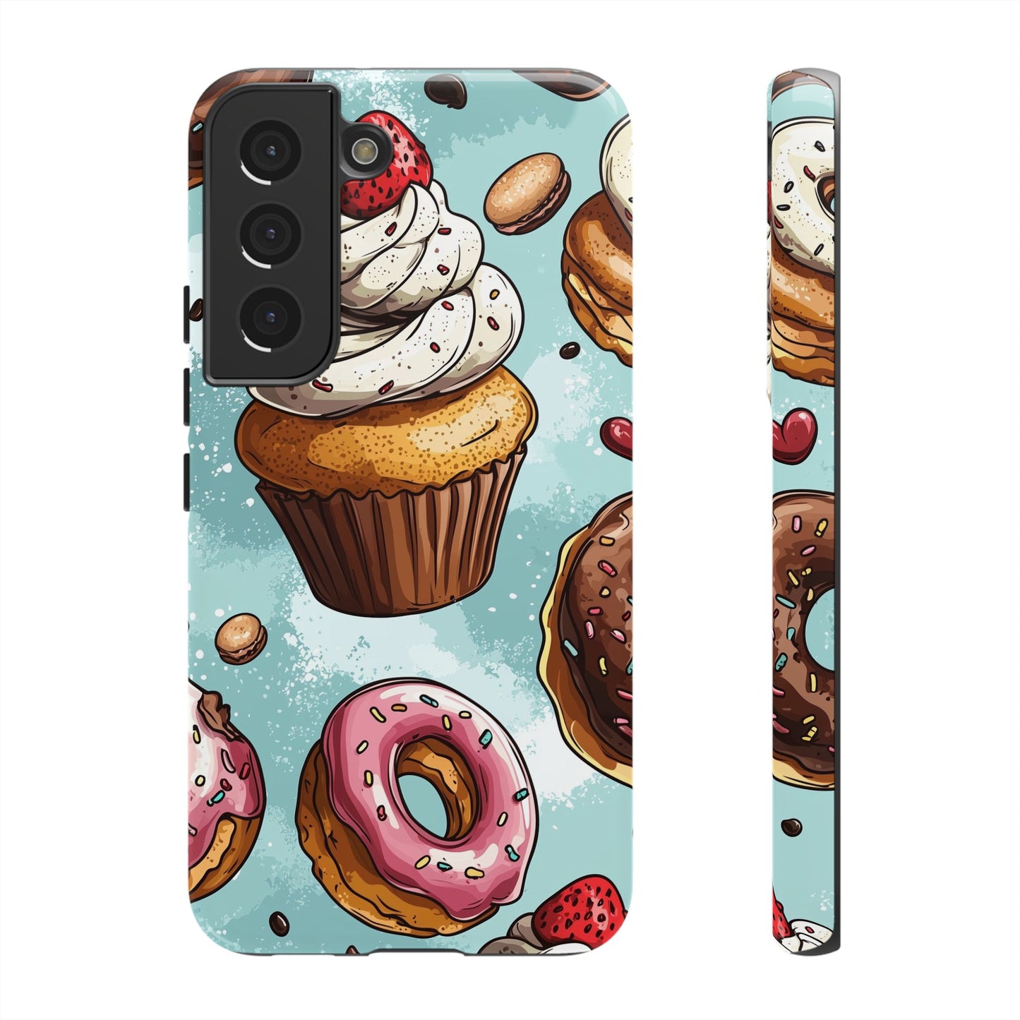 Sweet Bliss: Anime Dessert Delight Phone Case for iPhone, Samsung, Google Pixel