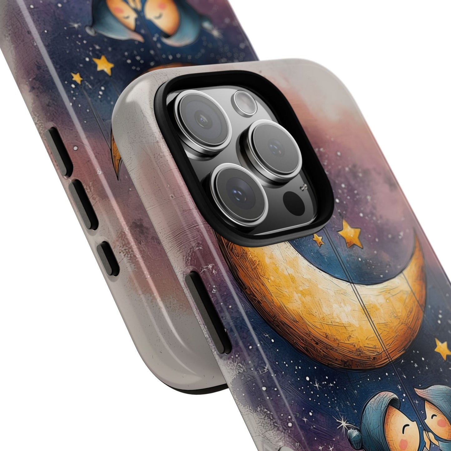 Dreamy Moonlight Duo Phone Case for iPhone, Samsung, Google Pixel