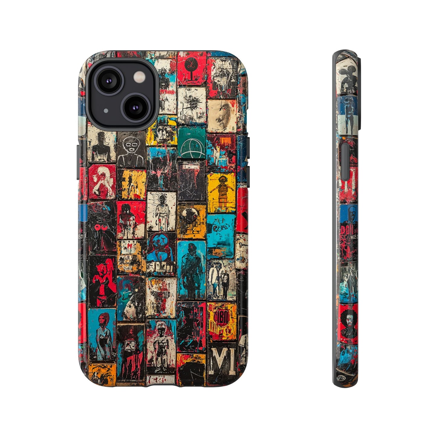Abstract Art Phone Case – Basquiat-Inspired Phone Cover - iPhone, Samsung & Google Pixel Cover - Artistic Painting Case, Art Lover Gift