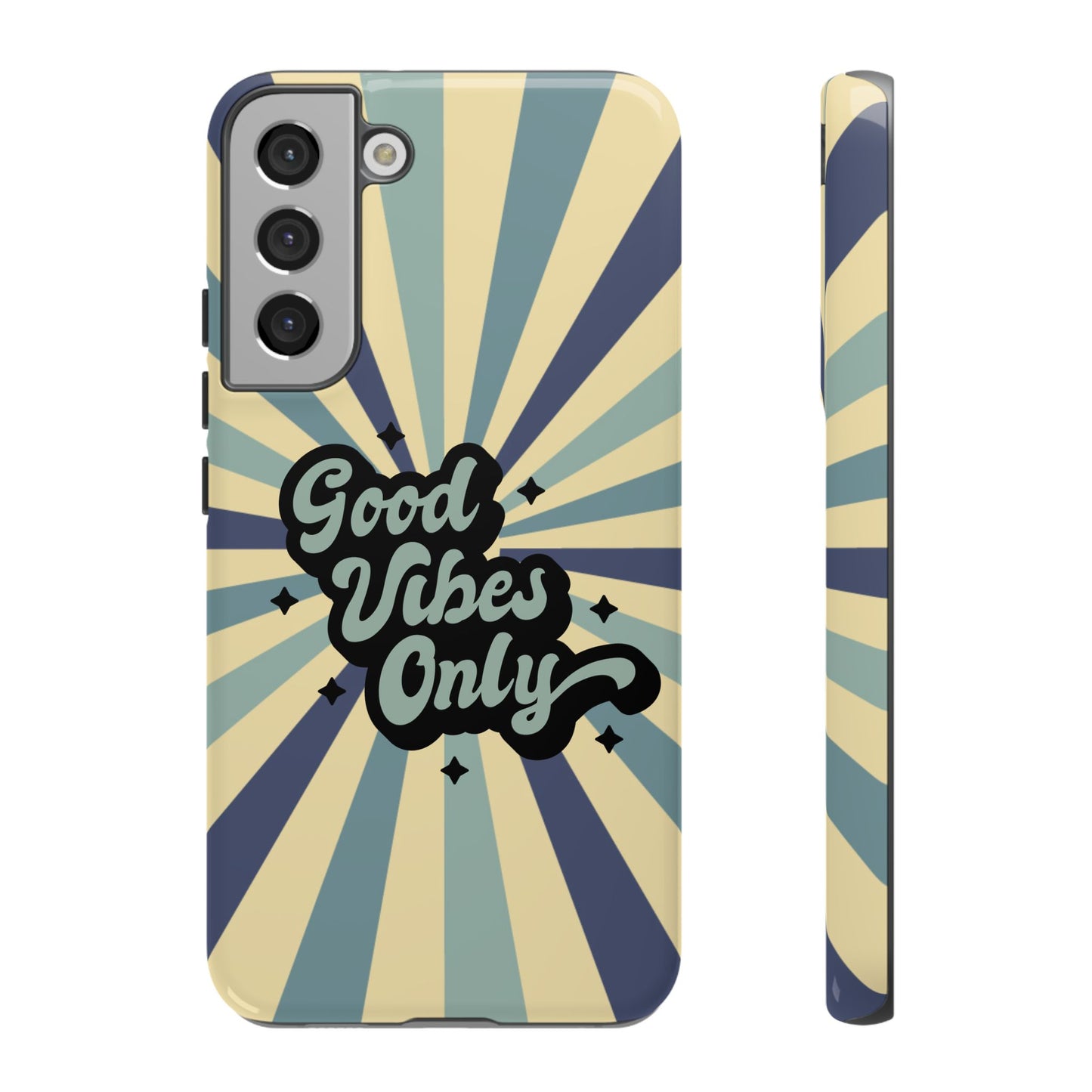 Retro "Good Vibes Only" Phone Case β Vintage Aesthetic for iPhone, Samsung & Google Pixel