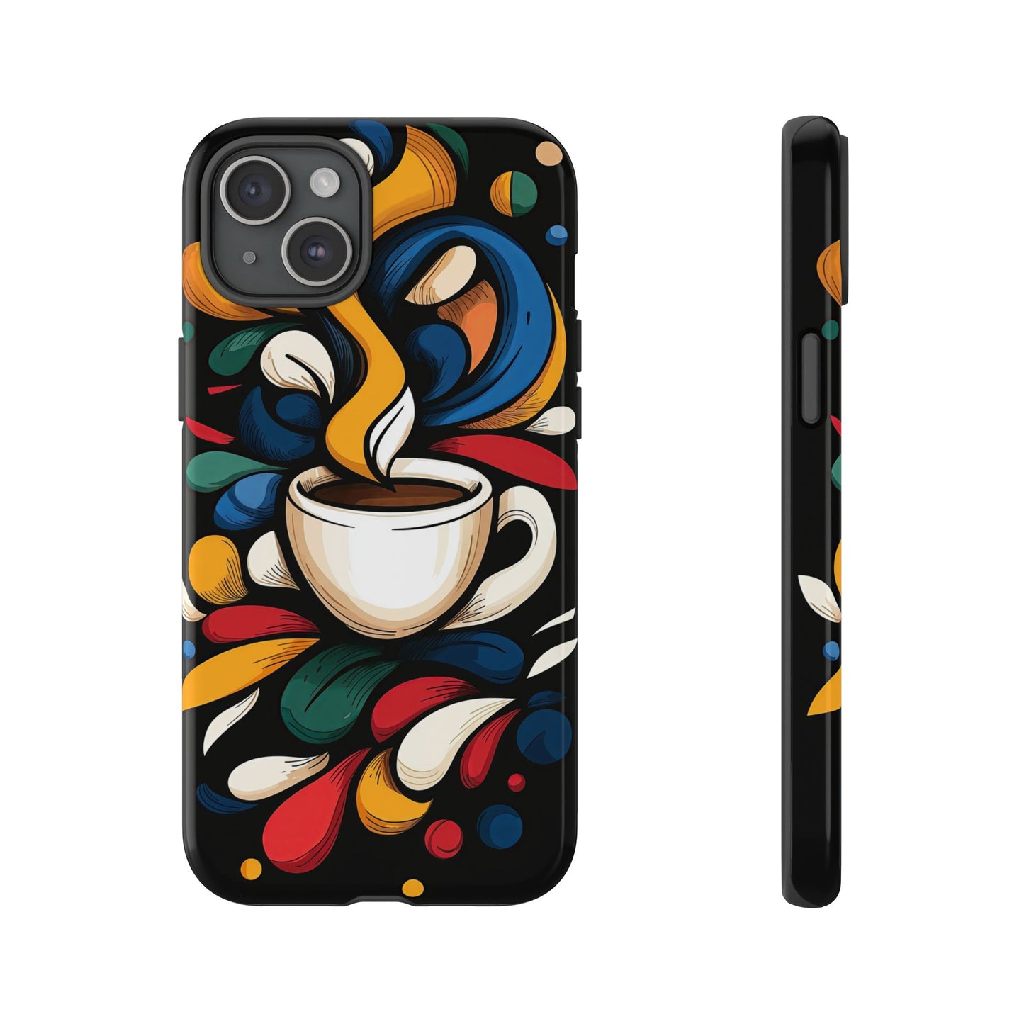 Brewed Blooms – Coffee & Color Floral Case for iPhone, Pixel & Samsung