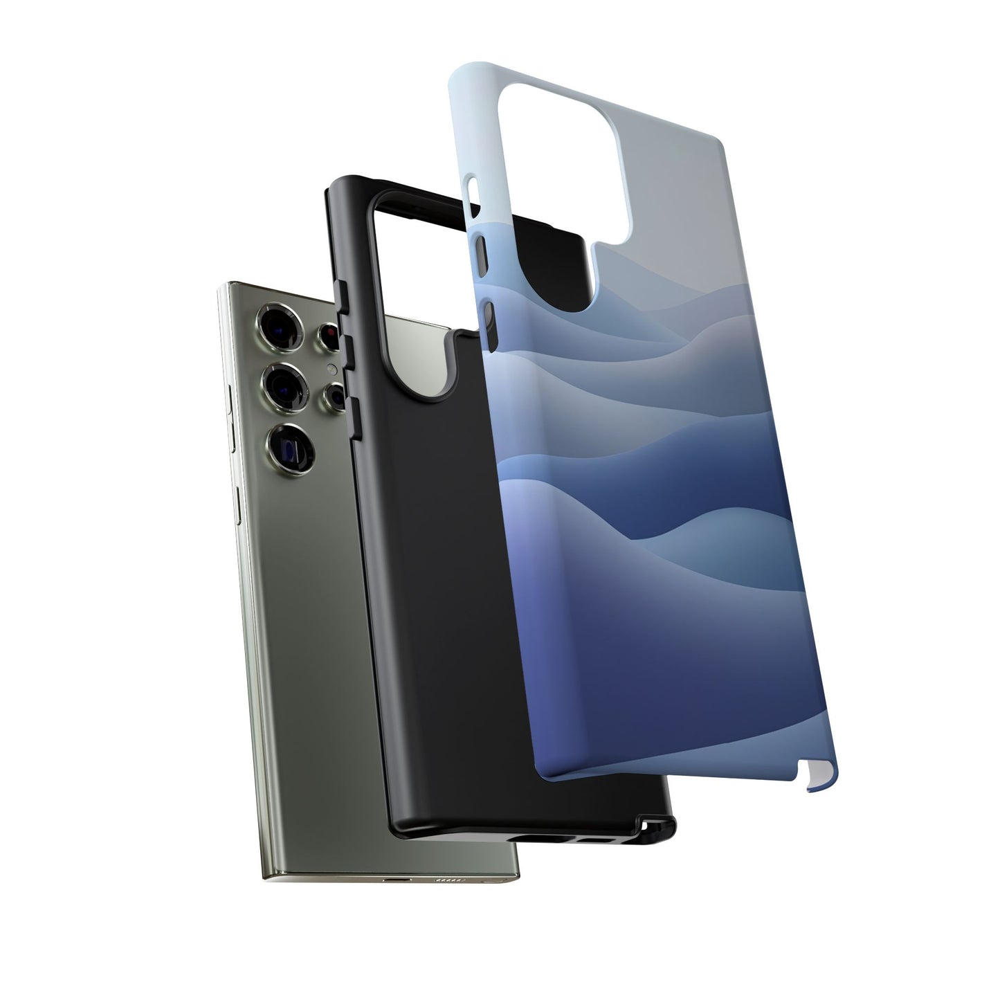 Intricate Abstract Wavy Landscape phone case