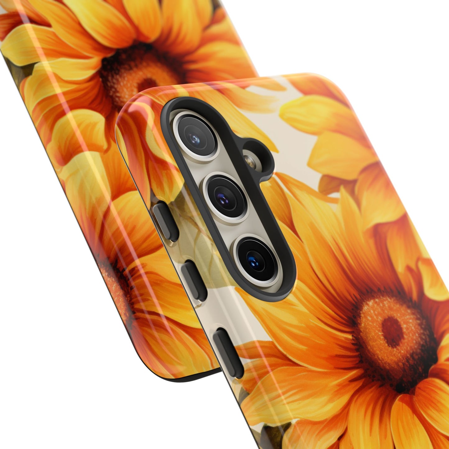 Golden Sunflower Glow Mobile Case – Radiant & Elegant