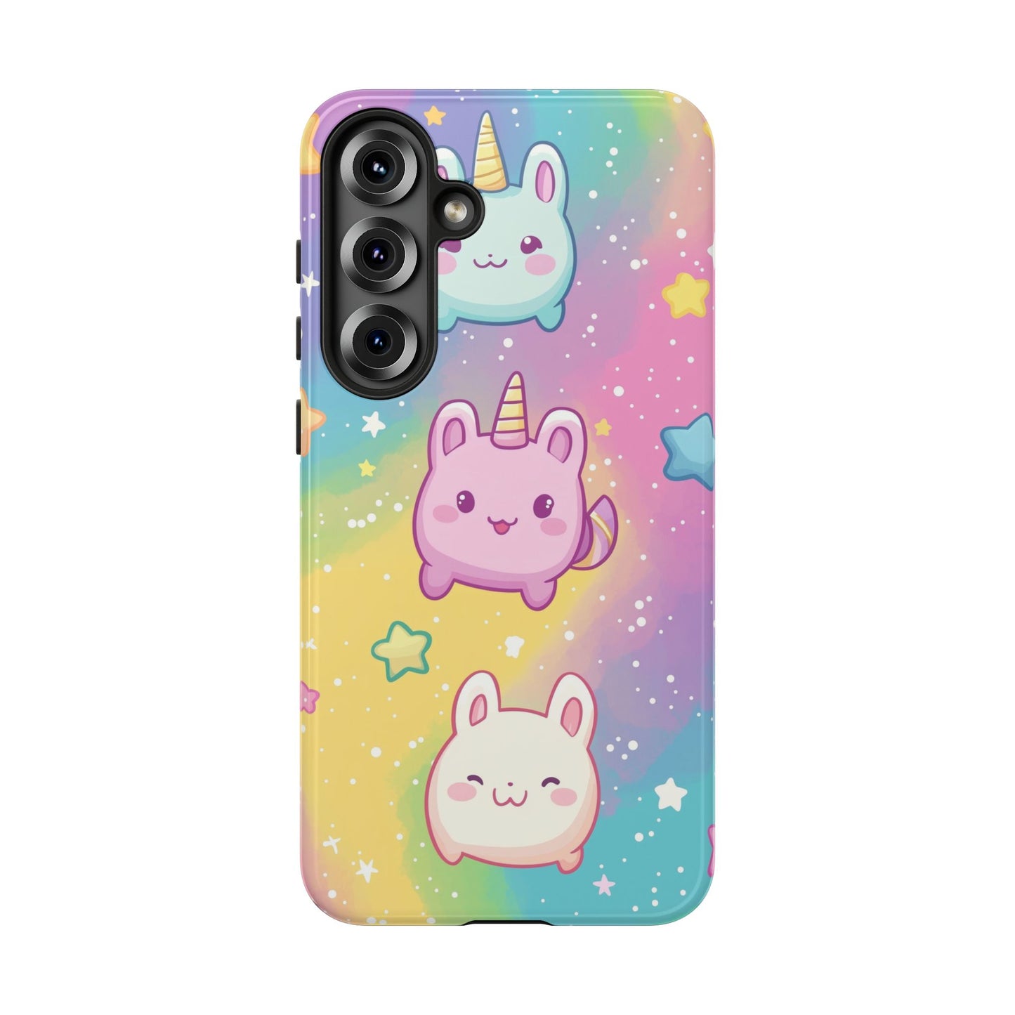 Pastel Unicorn Bunny Anime Phone Case for iPhone, Samsung, Google Pixel
