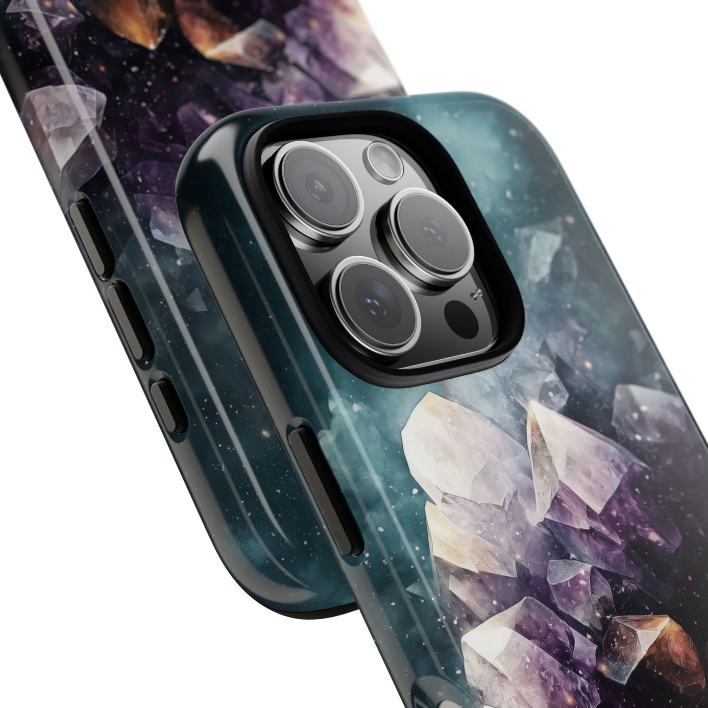 Galactic Amethyst Stones Phone Case for iPhone, Samsung & Google Pixel