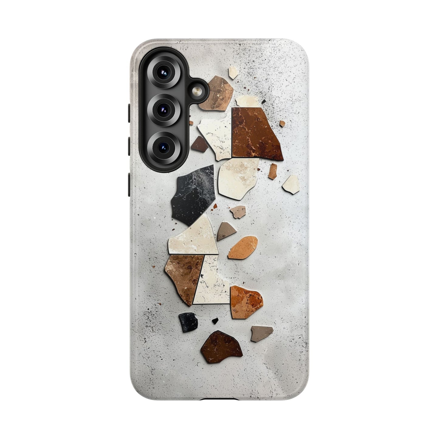 Modern Terrazzo Fragments Phone Case β Earthy & Minimalist for iPhone, google Pixel & Samsung
