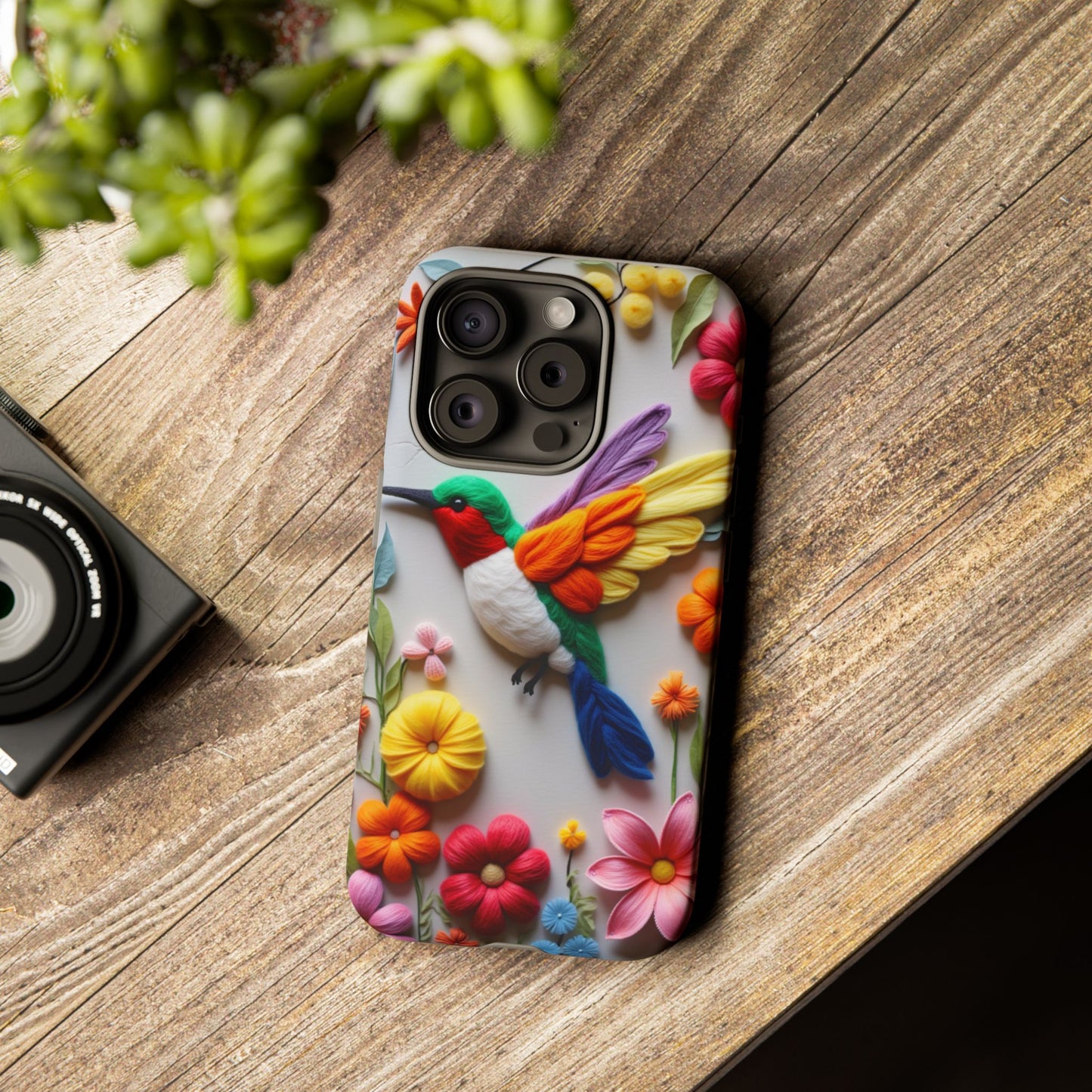 Elegant Hummingbird with Floral Mosaic Design | Nature's Artistic Vibes | Pixel 8 pro