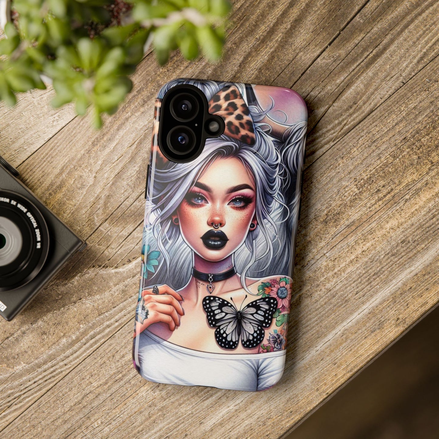 Wild Spirit – Gothic Chic & Nature Fusion Mobile Cover