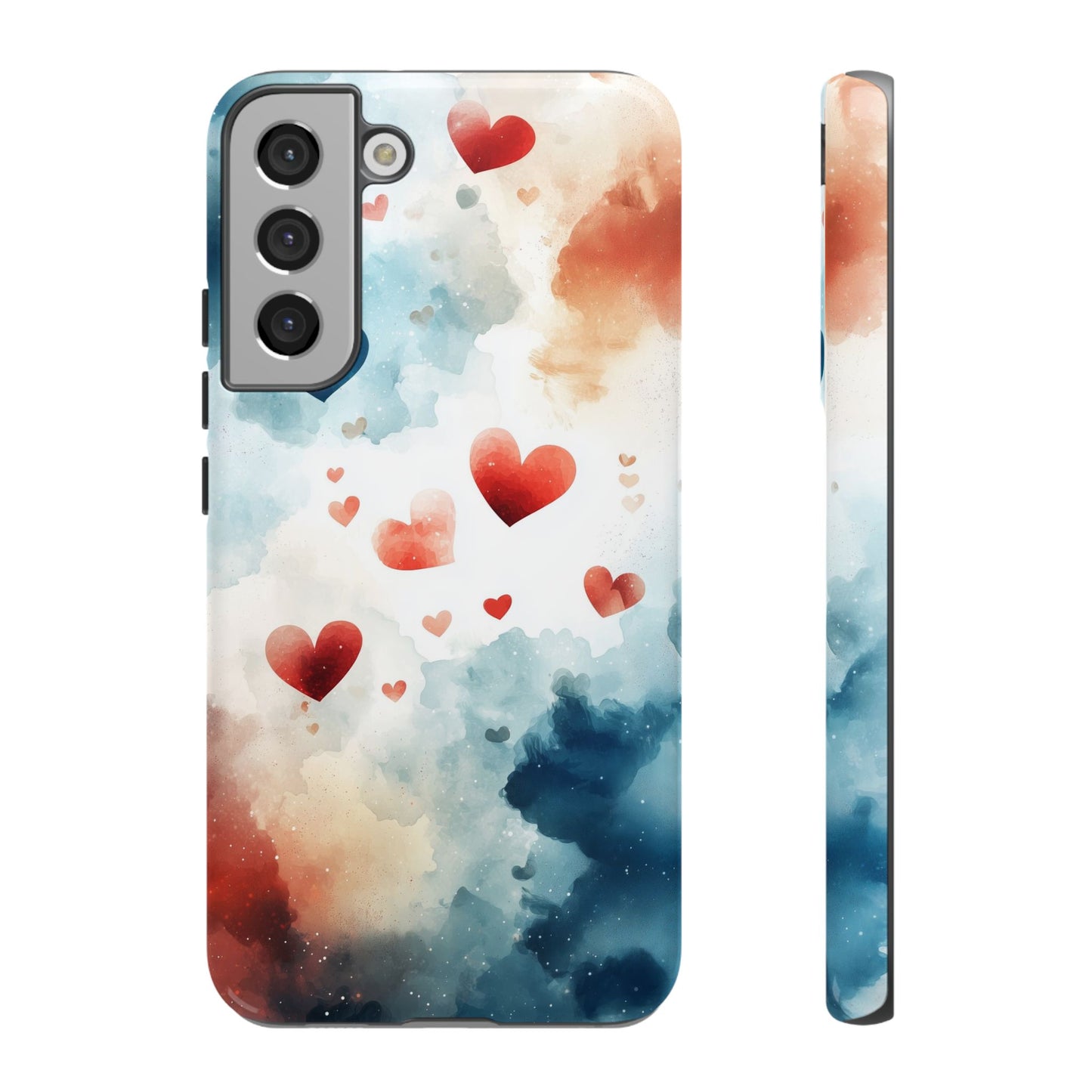 Heartfelt Skies - Watercolor Anime Phone Case for iPhone, Samsung, Google Pixel