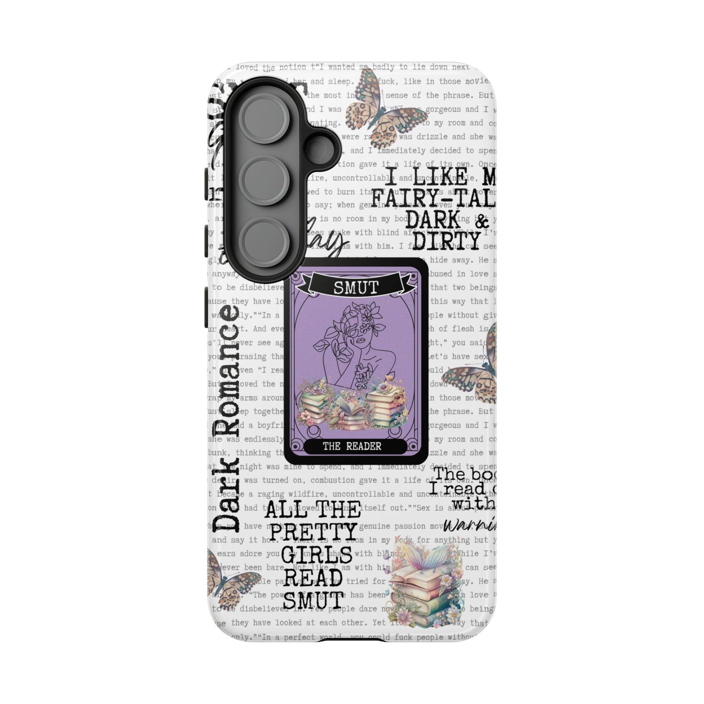 Smut Queen Phone Case β iPhone, Samsung & Google Pixel Cute Bookish Cover, Book Lover Gift