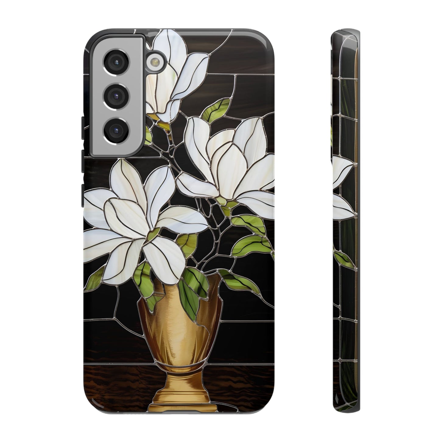 Stained Glass Floral Phone Case