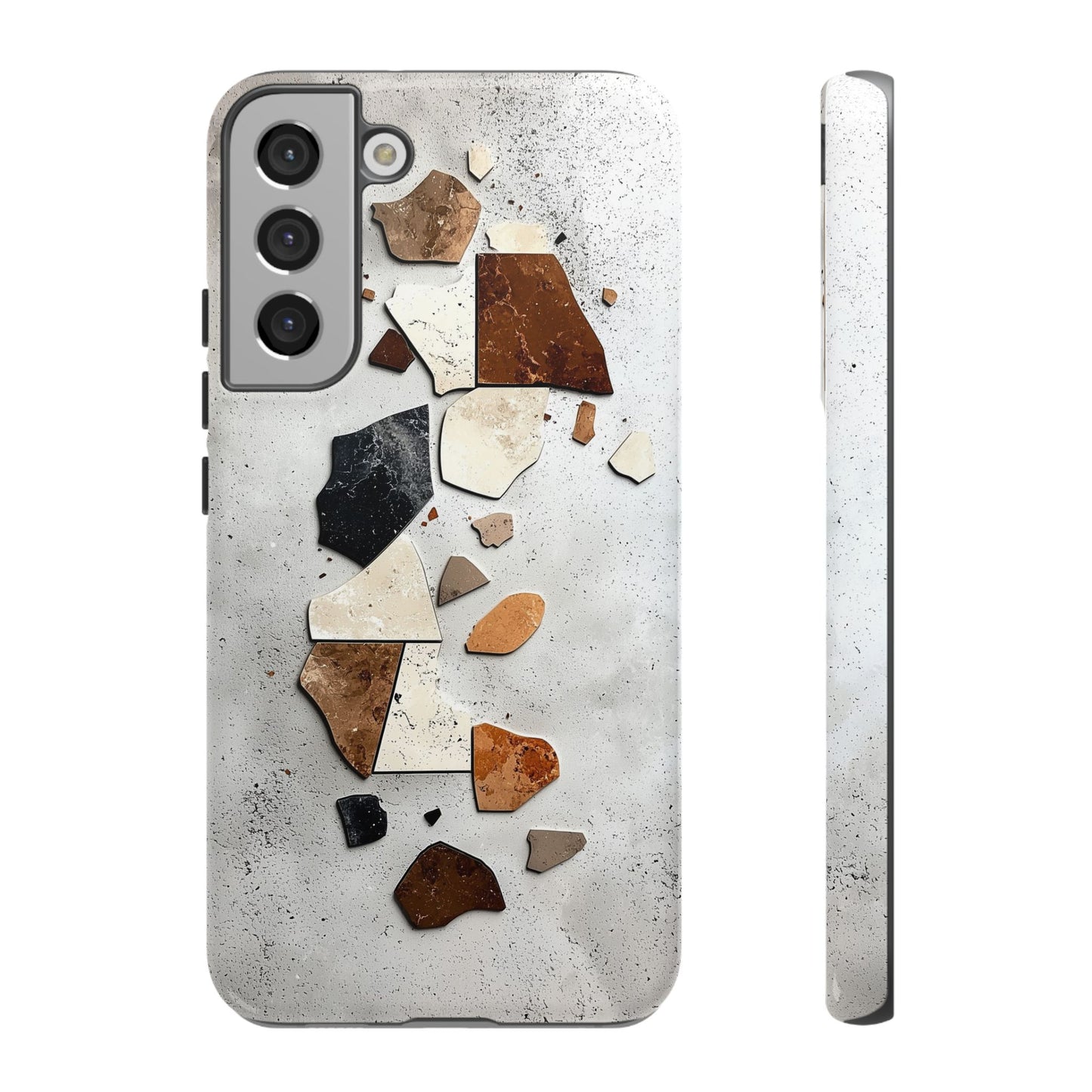 Modern Terrazzo Fragments Phone Case β Earthy & Minimalist for iPhone, google Pixel & Samsung