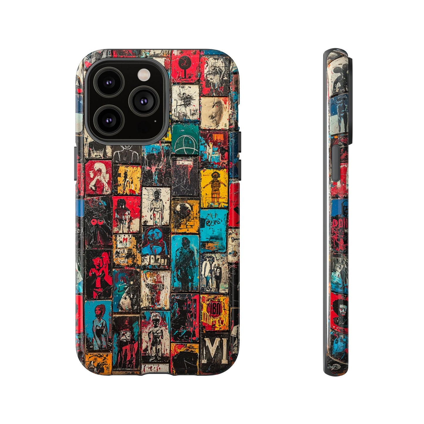 Abstract Art Phone Case – Basquiat-Inspired Phone Cover - iPhone, Samsung & Google Pixel Cover - Artistic Painting Case, Art Lover Gift