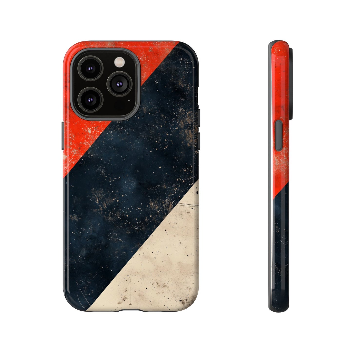 Urban Grit – Grunge Stripe Abstract Phone Case for iPhone, Samsung & Pixel